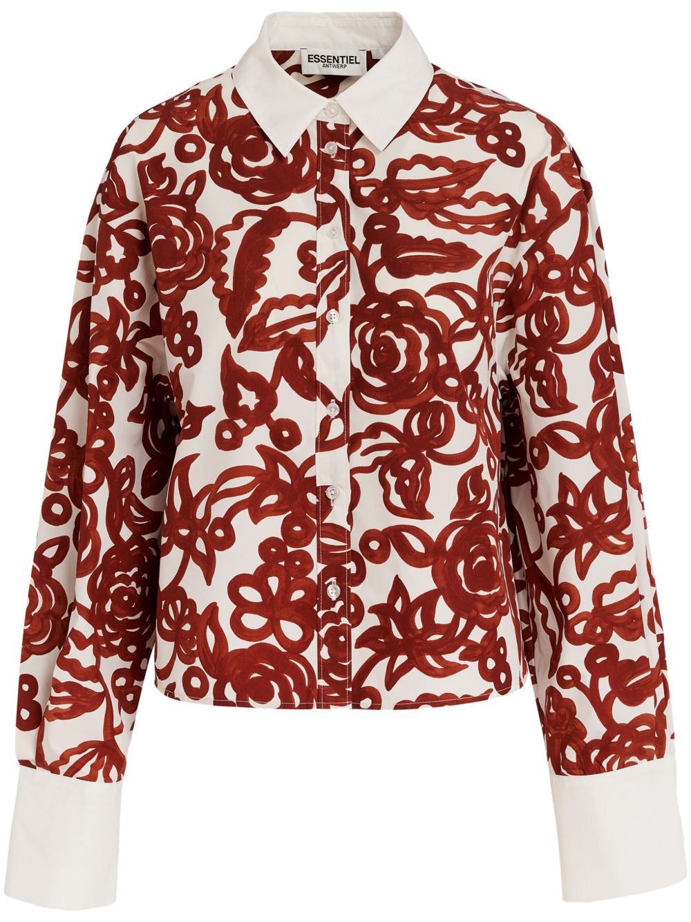 Essentiel Antwerp Gofie 衬衫 - 褐色