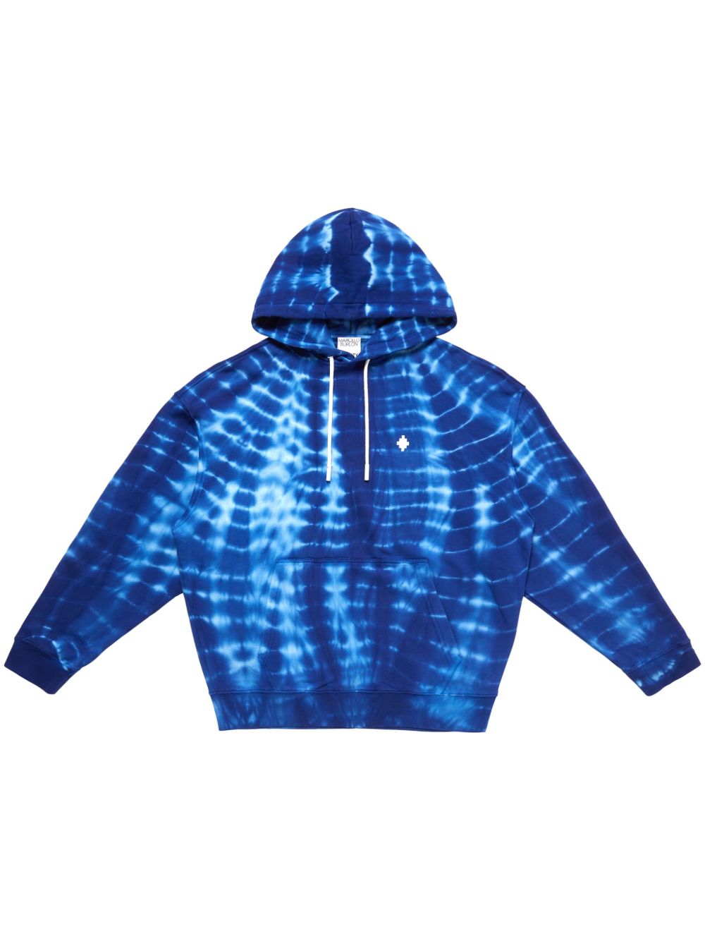 Marcelo Burlon County of Milan Soundwaves 棉连帽衫 - 蓝色