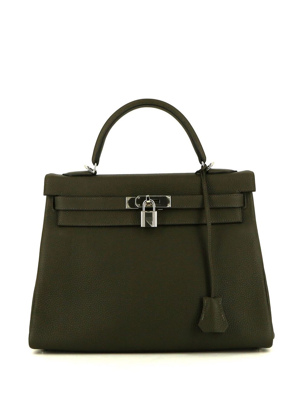 Hermès Pre-Owned Kelly 32 手提包（2021年典藏款） - 绿色