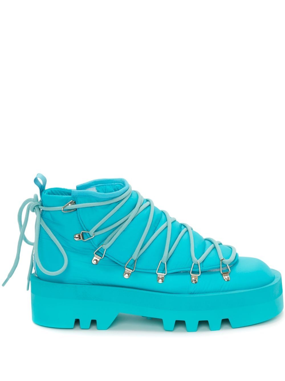 JW Anderson 填充系带短靴 - 蓝色