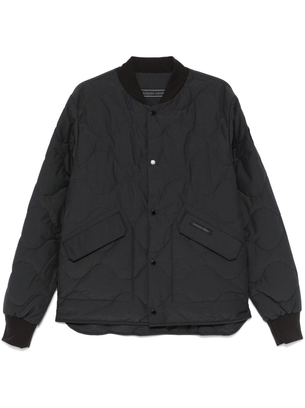 Canada Goose Boswell 飞行员夹克 - 黑色