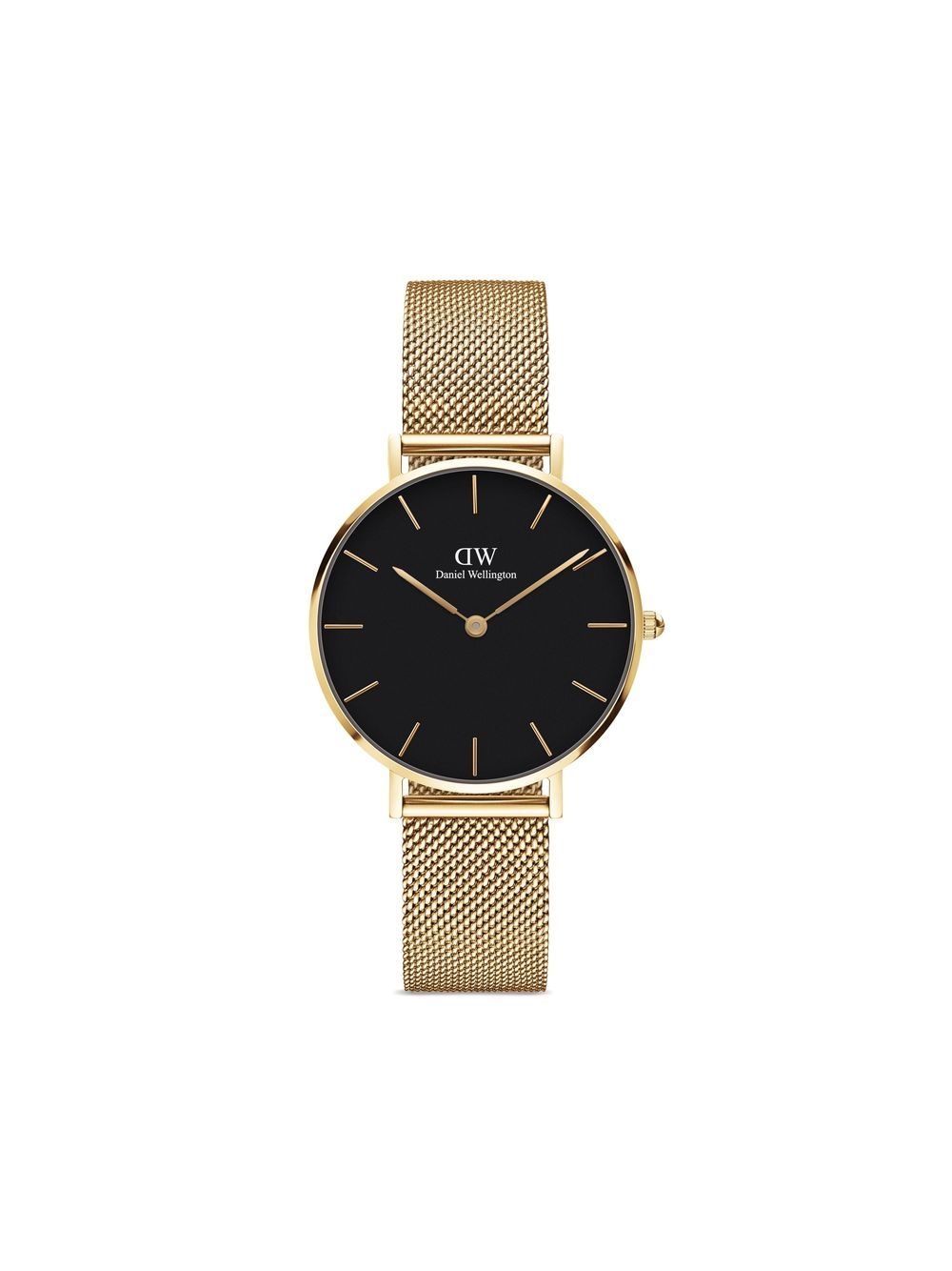 Daniel Wellington Petite Evergold 32毫米腕表 - 黑色