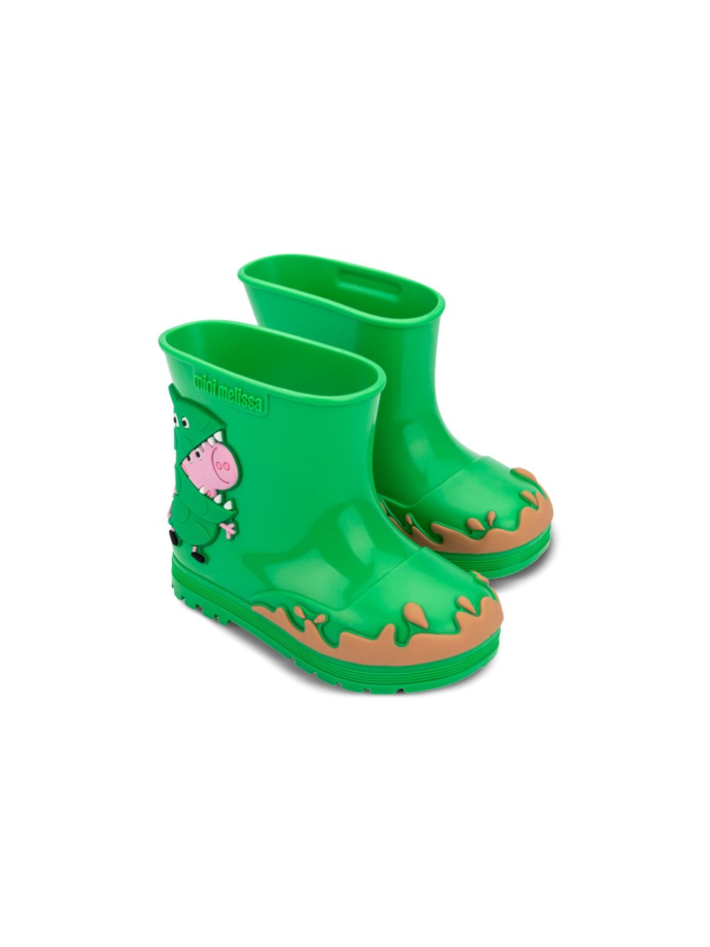 Mini Melissa Peppa Pig 雨靴 - 绿色