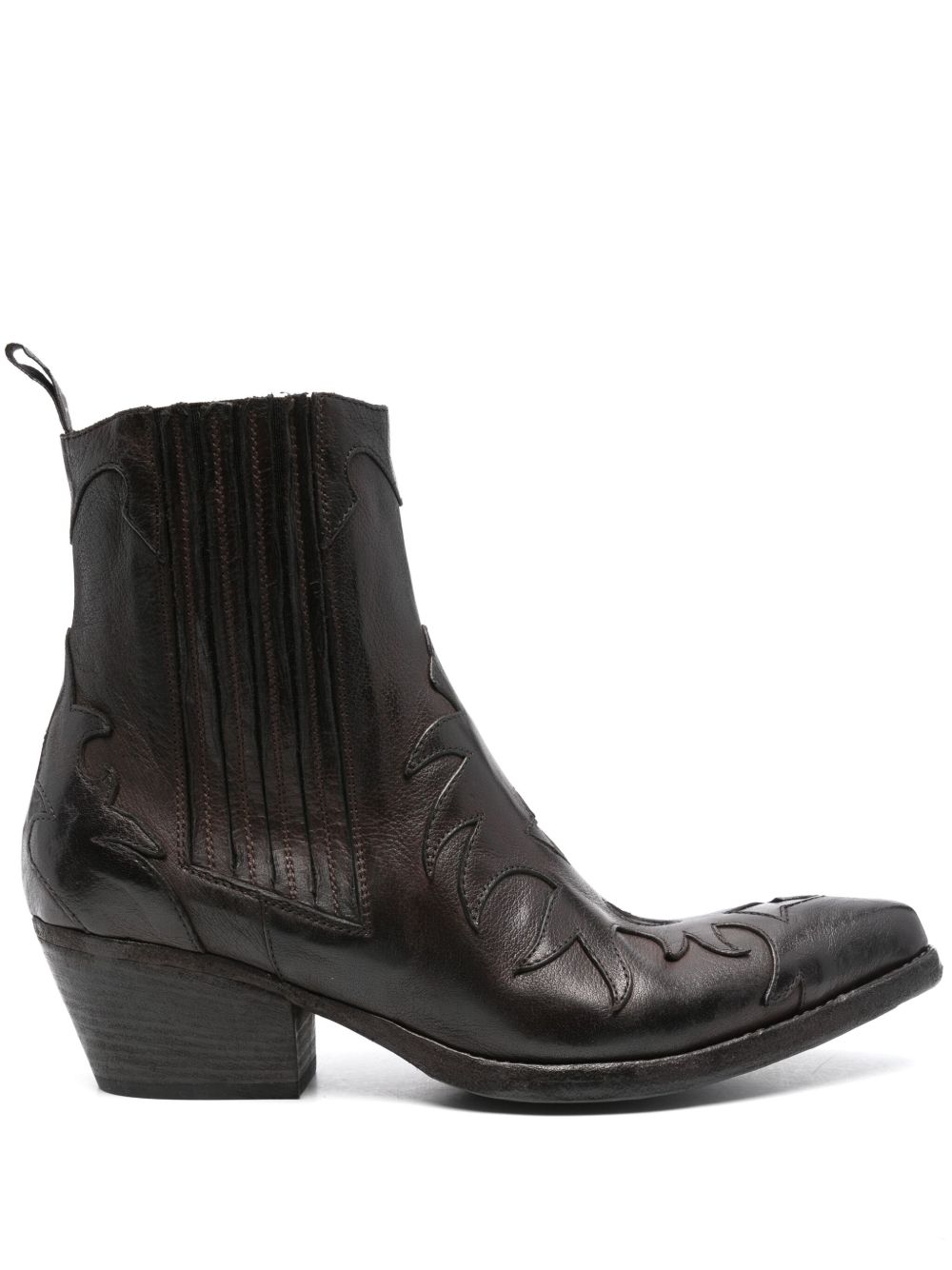 Sartore SR3652 低跟靴（4.5厘米） - 褐色