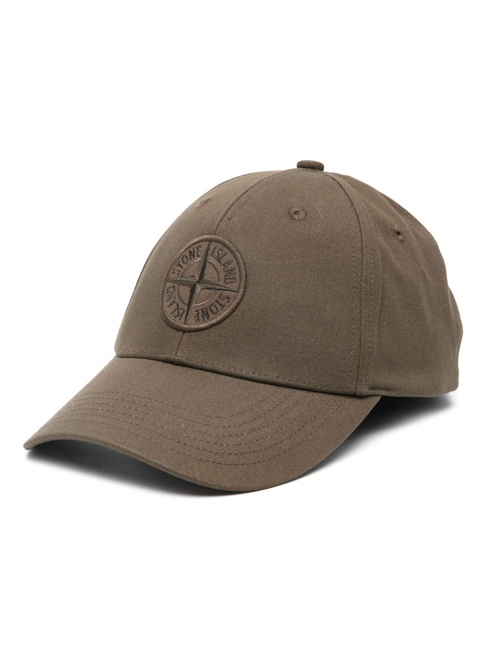 Stone Island Compass 刺绣棒球帽 - 绿色