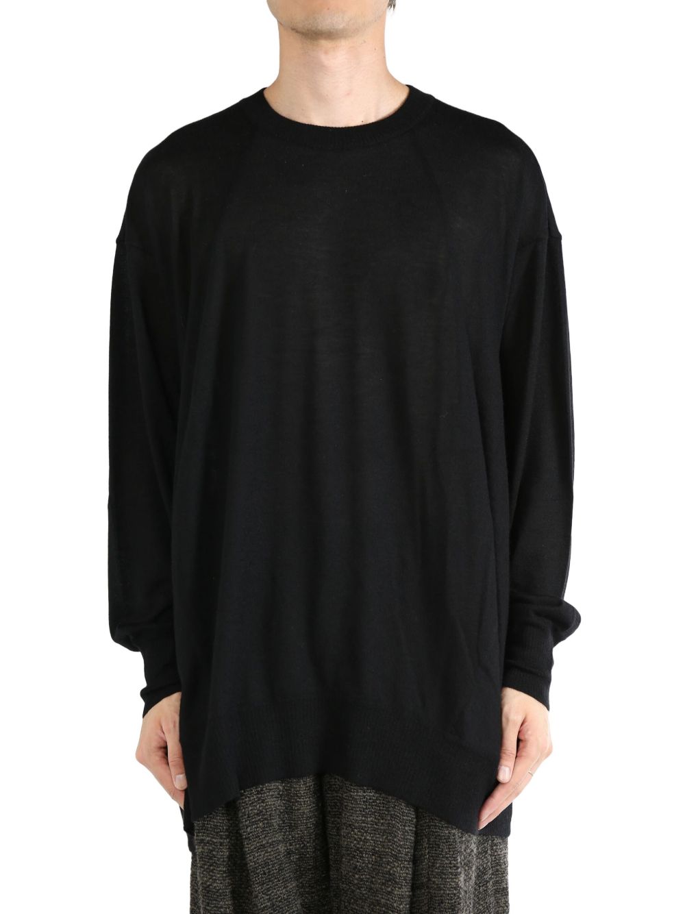 Ziggy Chen cashmere sweater - 黑色