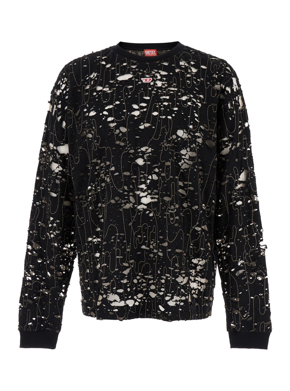 Diesel Jersey t-boxt-ls-devor