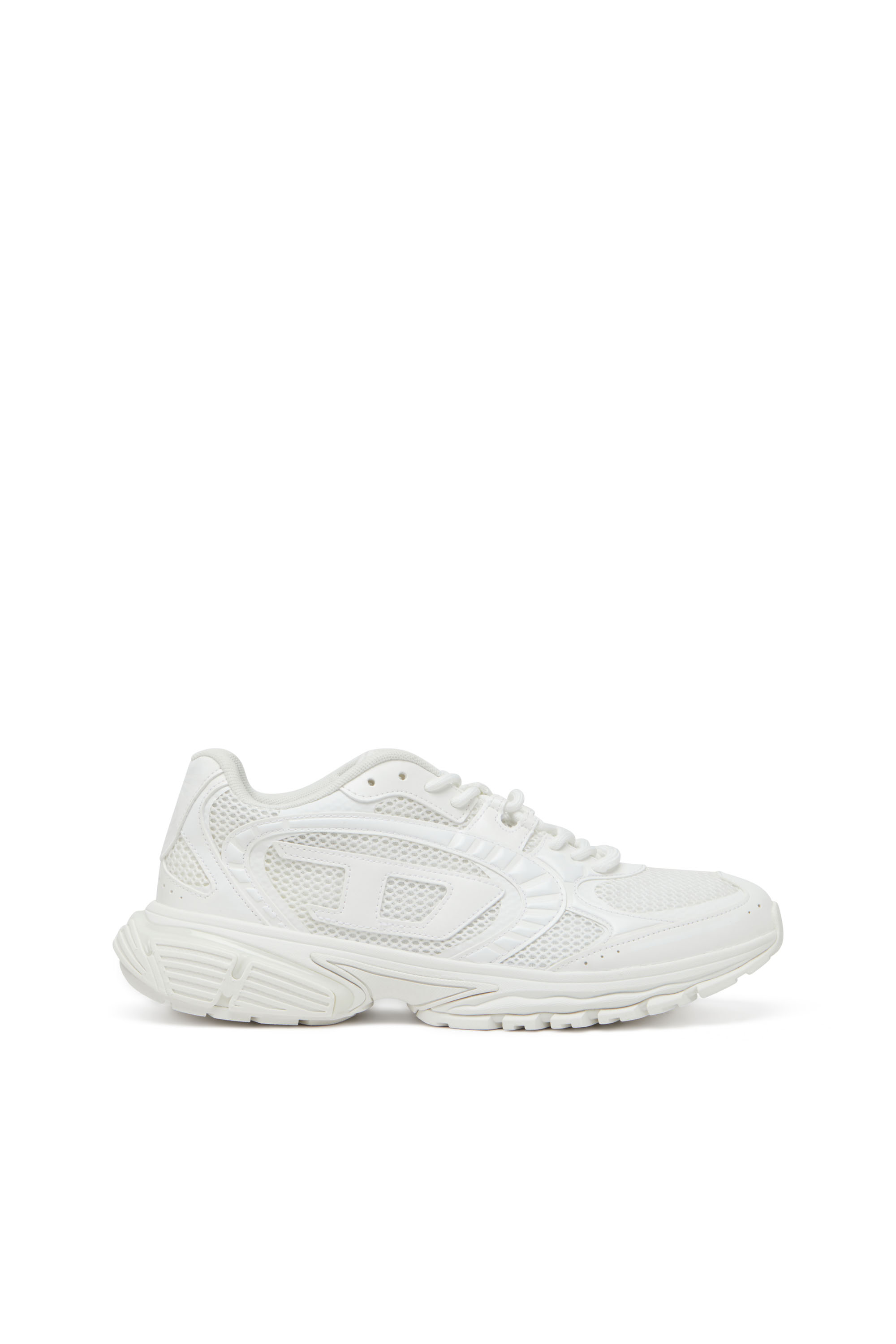 Diesel - S-Pro-V-Dense-Mesh sneakers with Oval D logo - Sneakers - Man - White