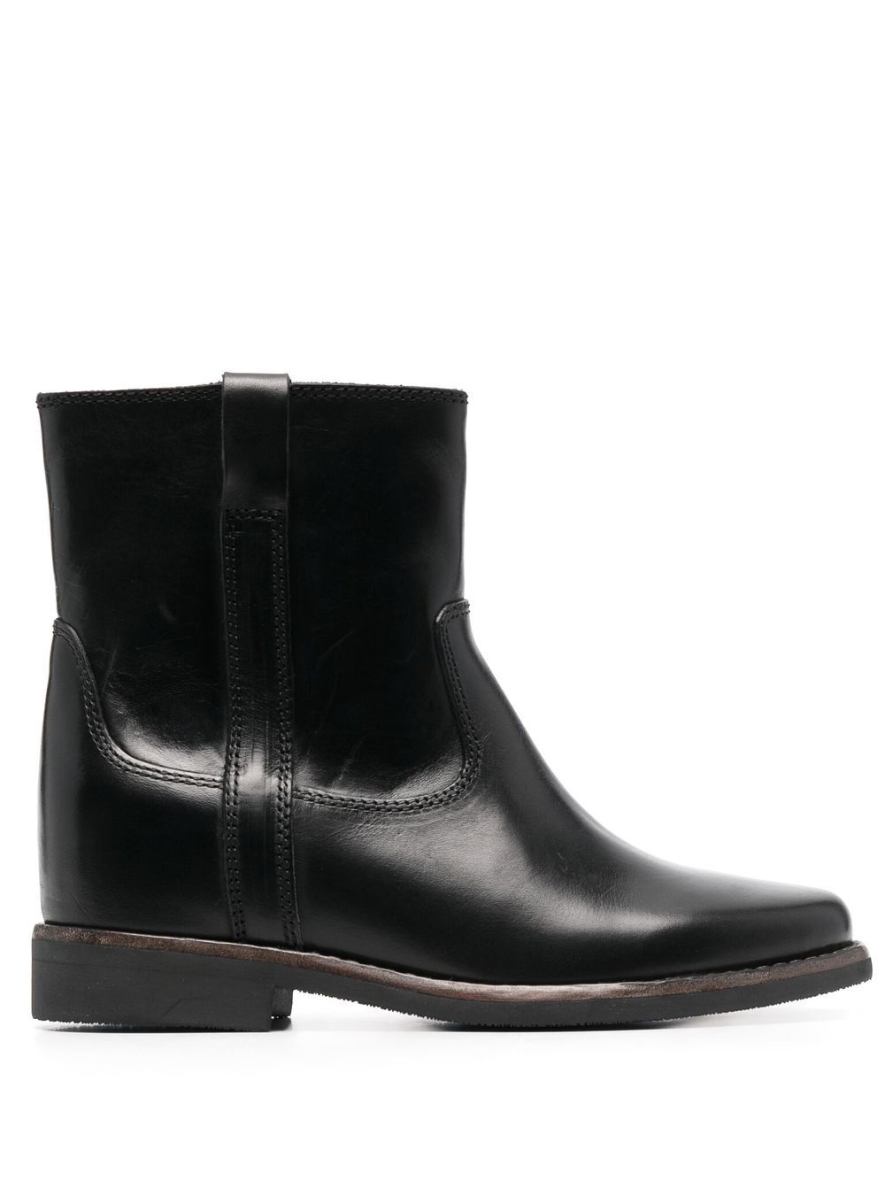 ISABEL MARANT Susee 皮质短靴 - 黑色