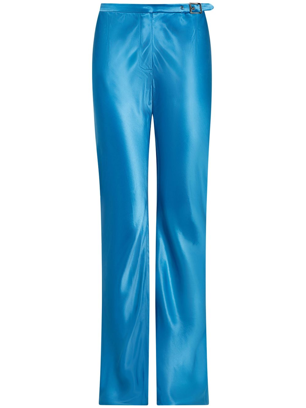 Paris Georgia Sleek Belted 长裤 - 蓝色