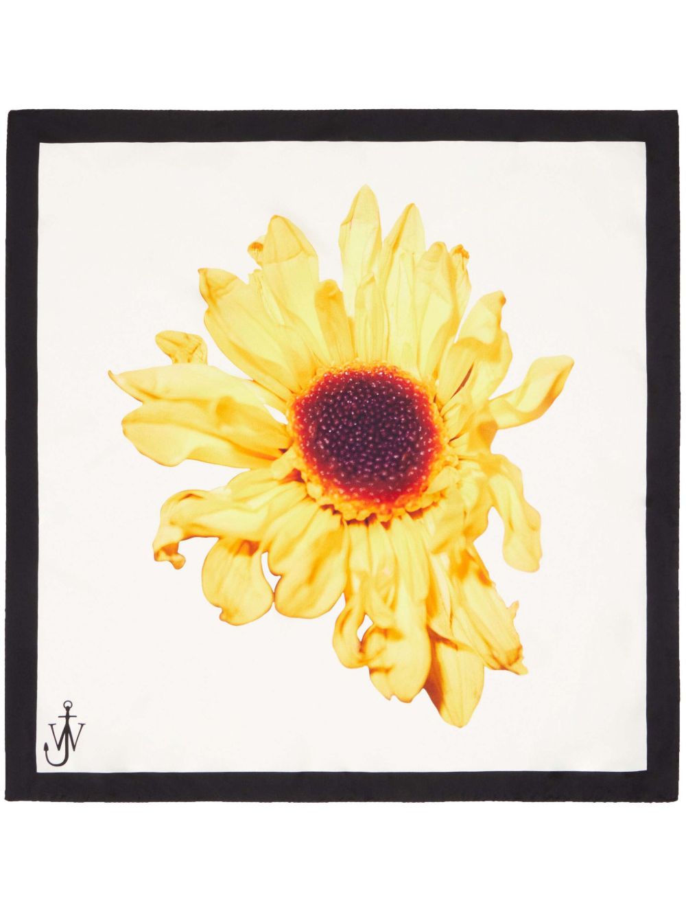 JW Anderson Sunflower 围巾 - 白色