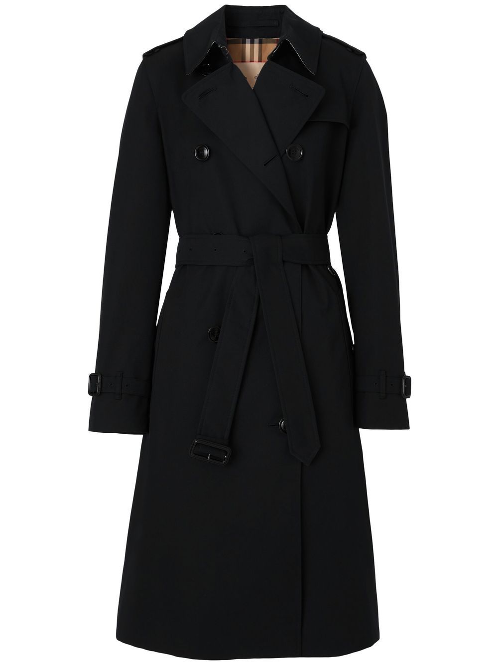 Burberry The Long Kensington Heritage 风衣 - 黑色