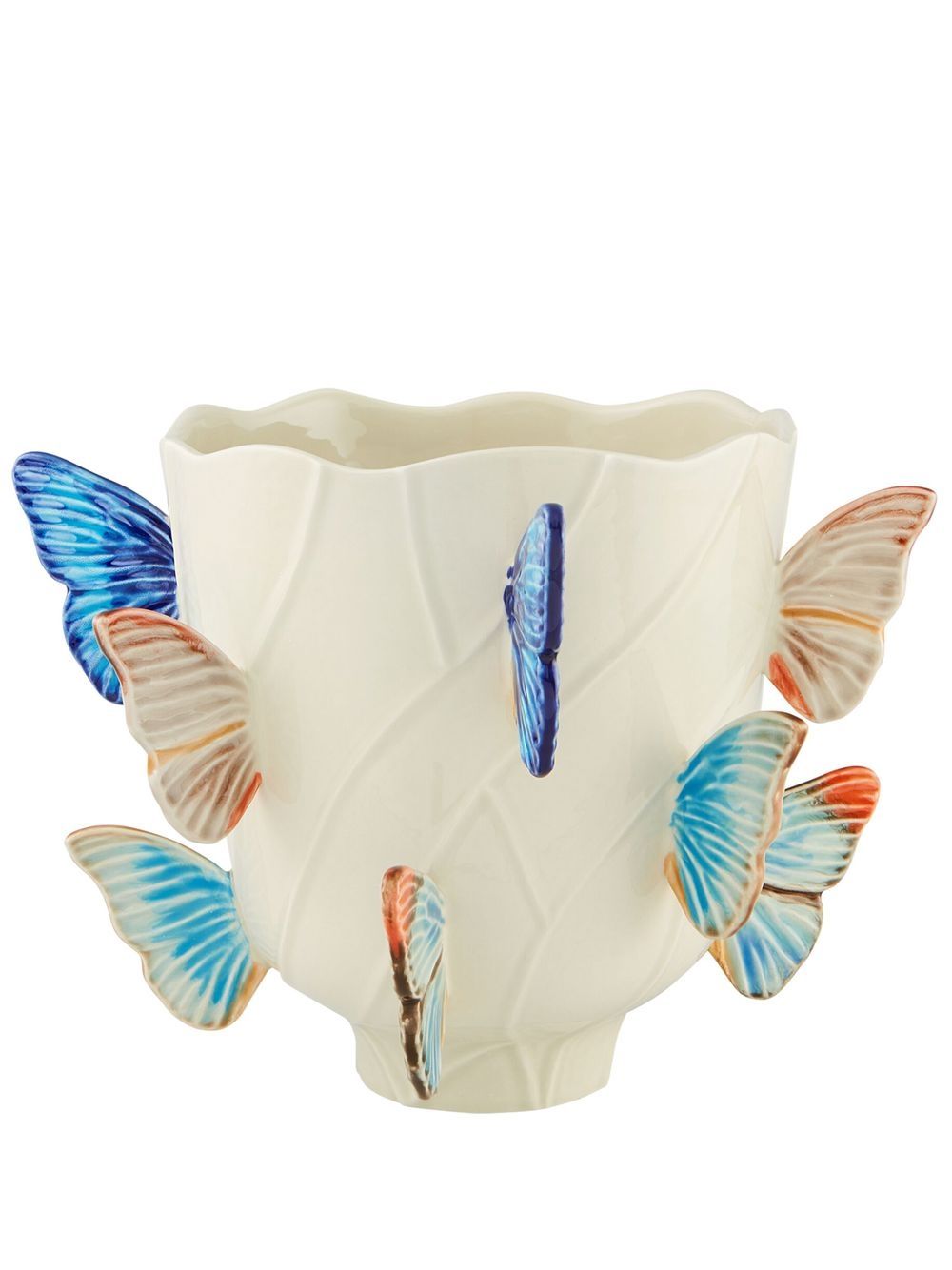 Bordallo Pinheiro Cloudy Butterflies 花瓶 - 中性色