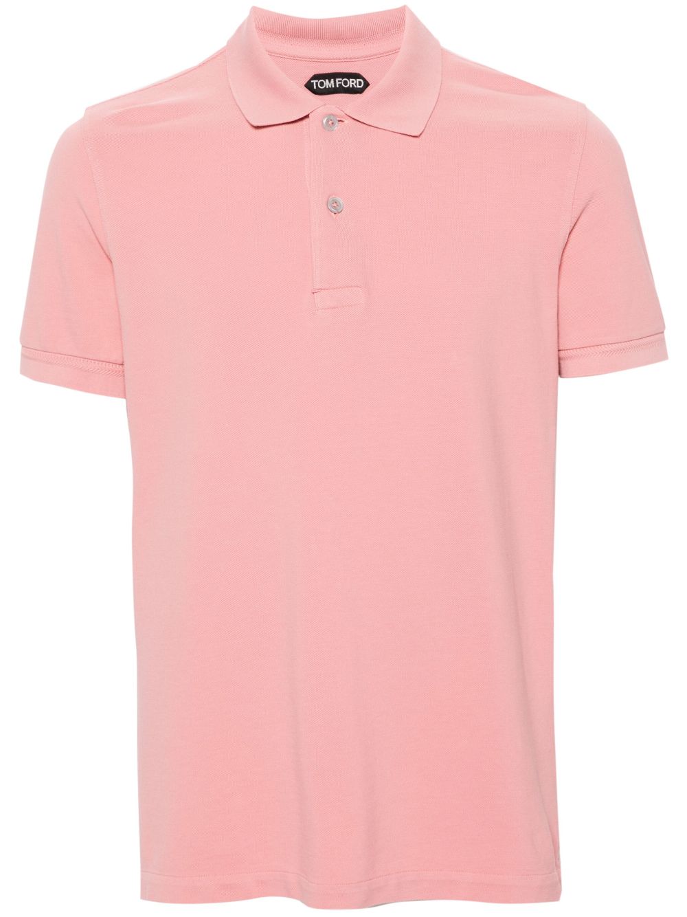TOM FORD 短袖棉polo衫 - 粉色