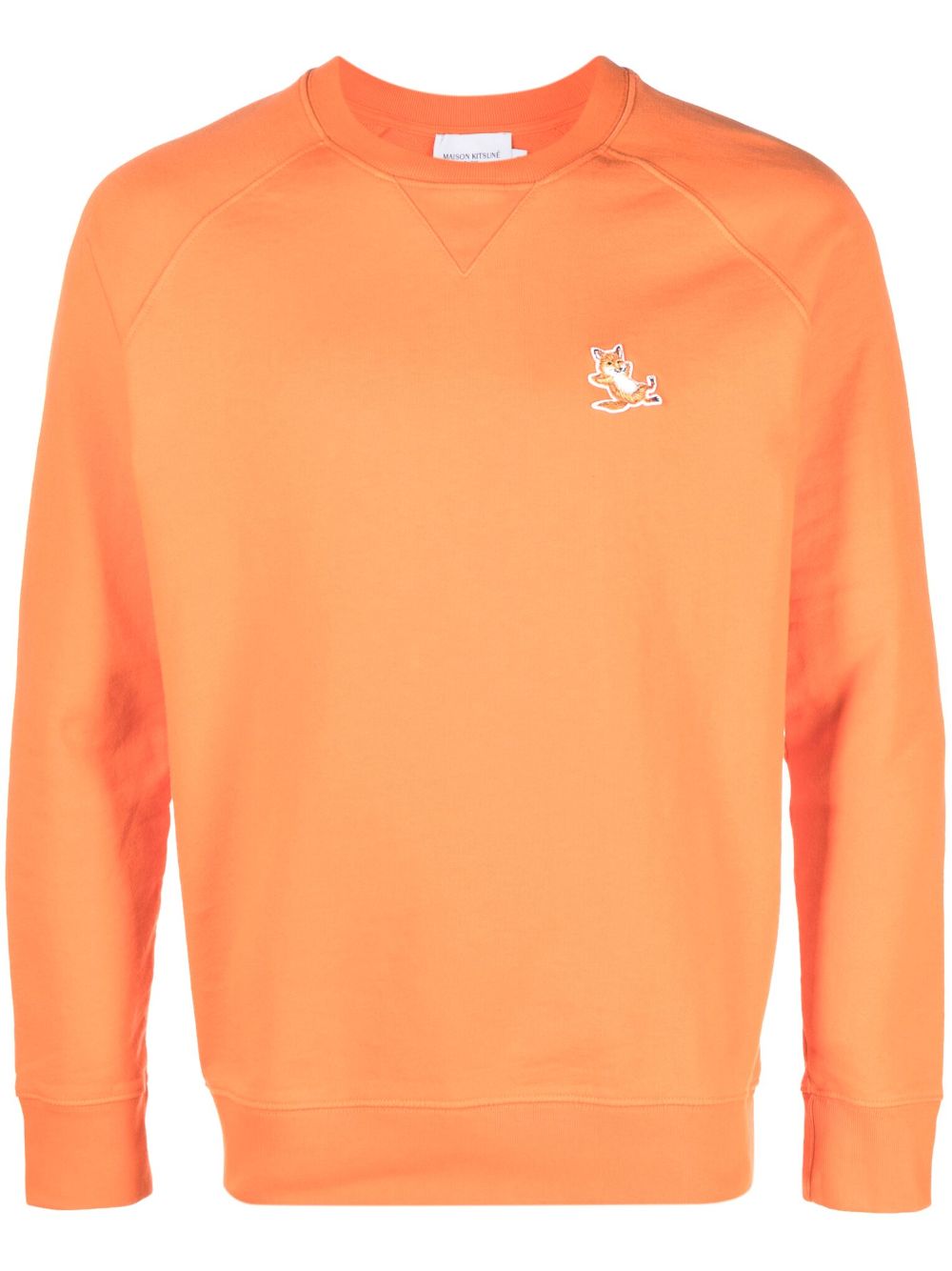 Maison Kitsuné Chillax Fox 贴花棉卫衣 - 橘色