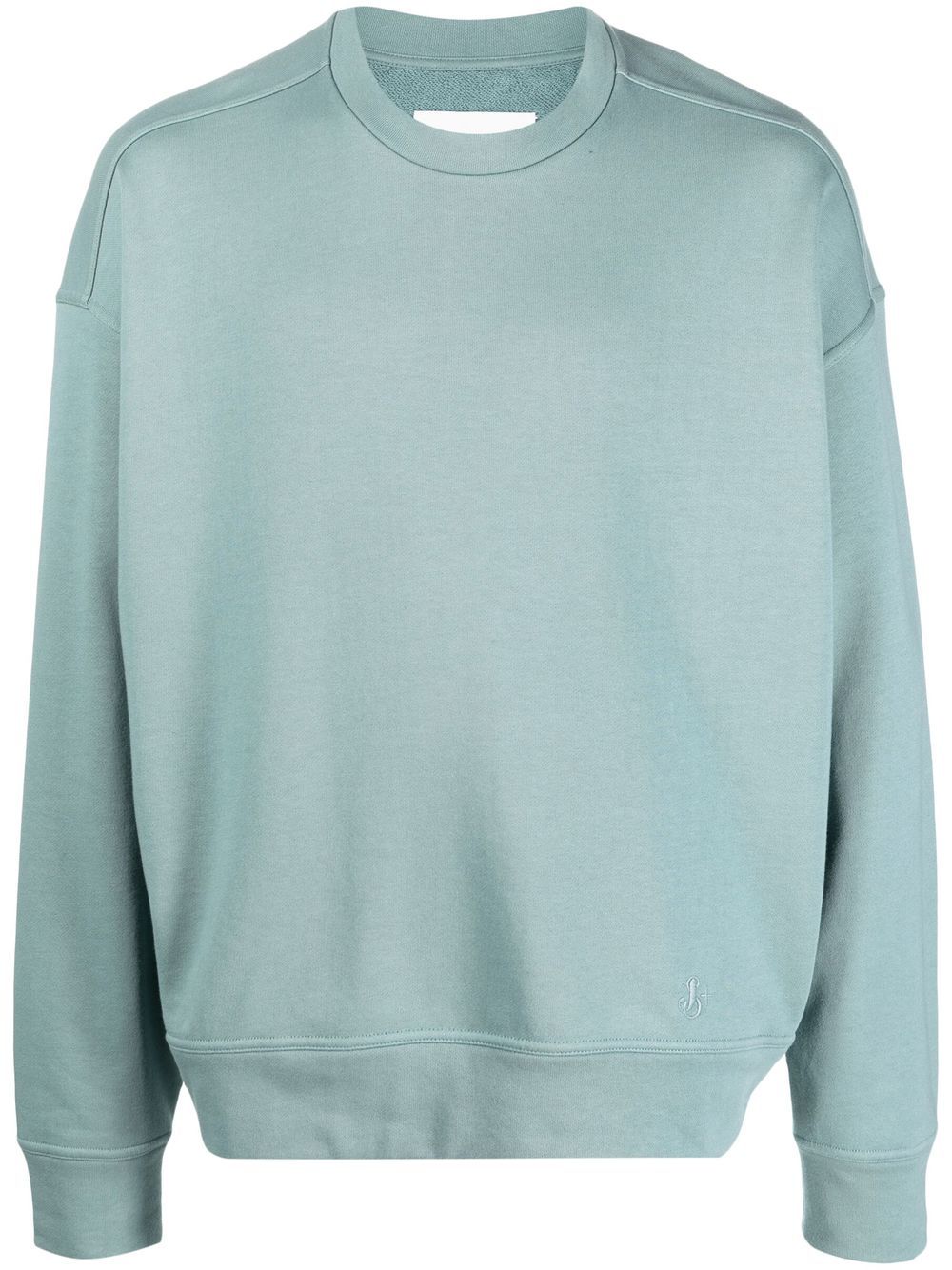 Jil Sander Lisa logo刺绣卫衣 - 绿色