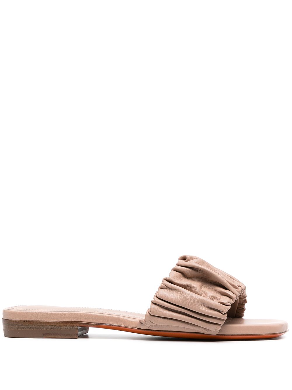 Santoni 皮质凉鞋 - 粉色