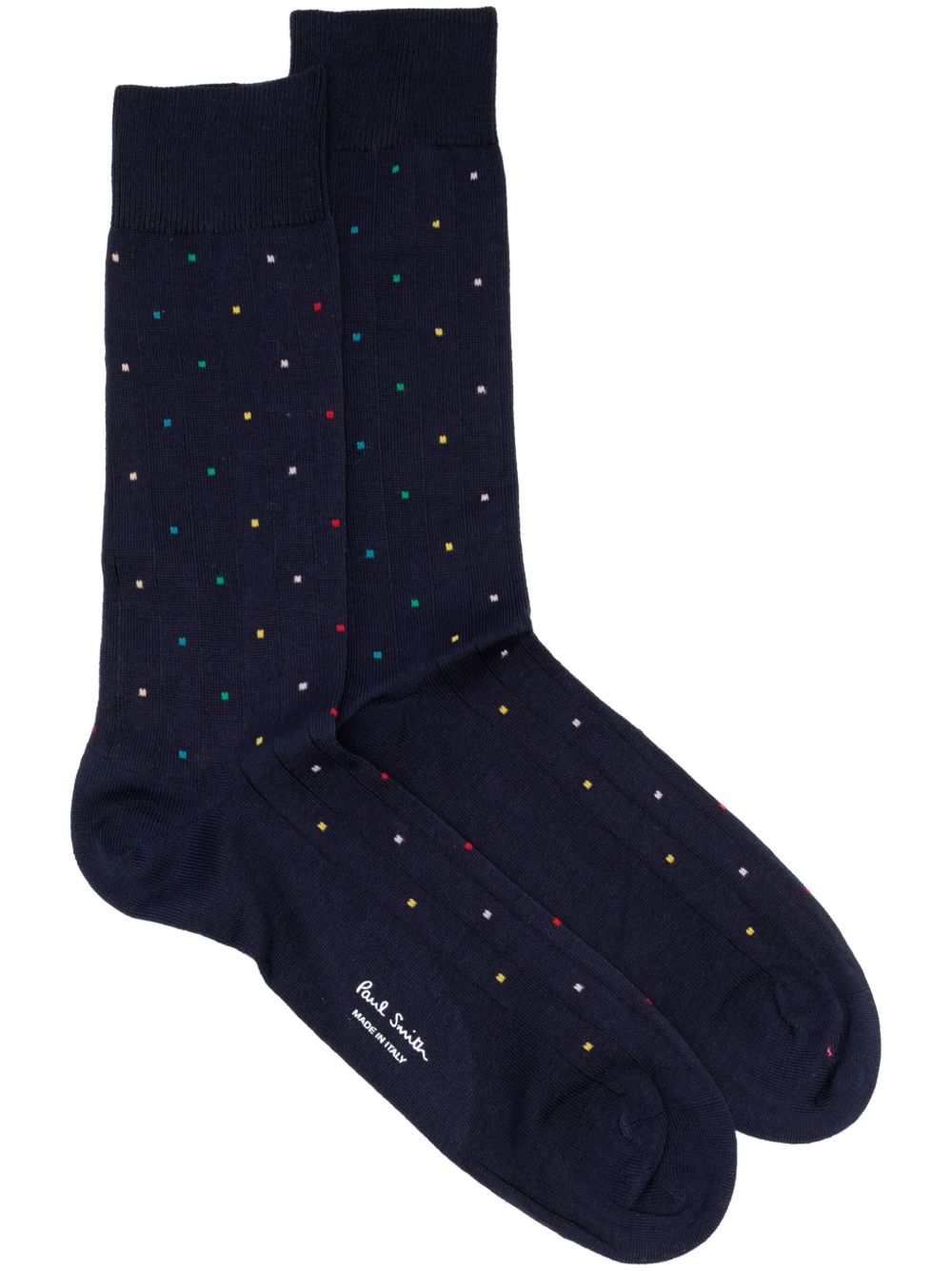 Paul Smith 波点及踝针织袜 - 蓝色