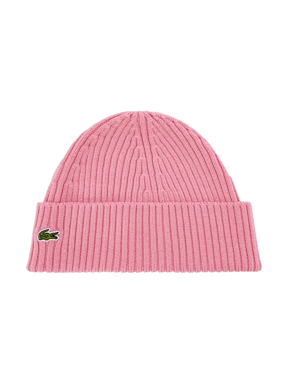 Lacoste logo套头帽 - 粉色