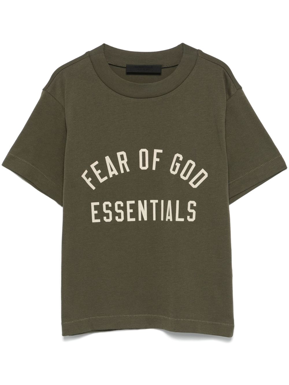 FEAR OF GOD ESSENTIALS logo印花T恤 - 绿色