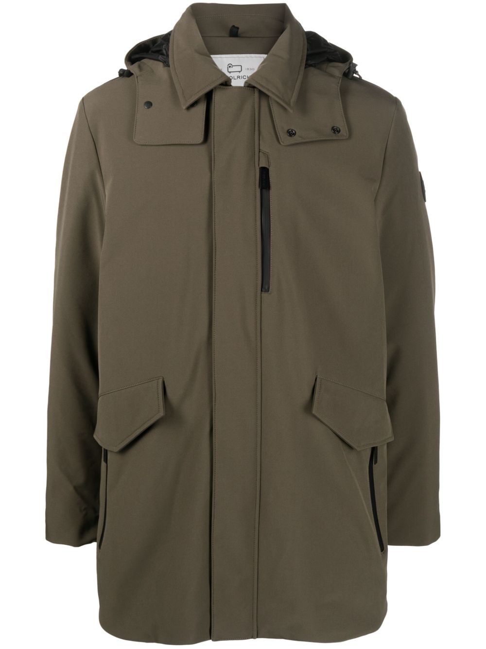 Woolrich Barrow Mac 派克大衣 - 绿色