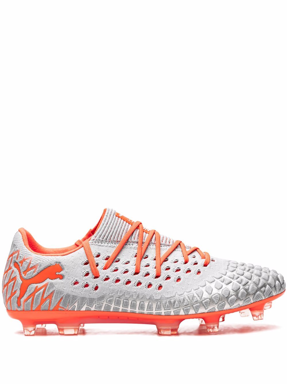 PUMA Future 4.1 Netfit FG/AG 足球运动鞋 - 银色
