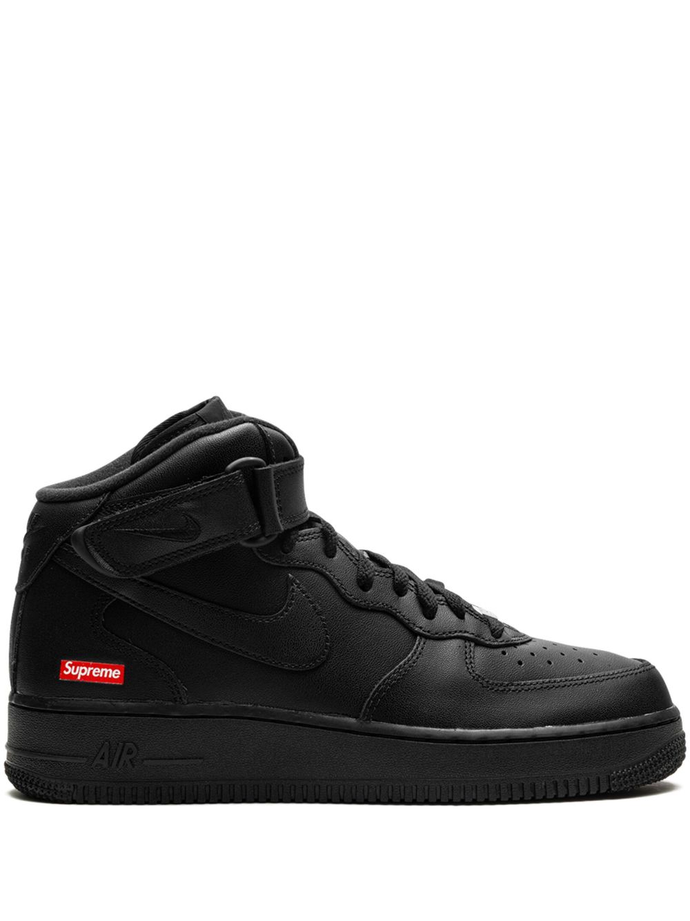 Nike x Supreme Air Force 1 Mid Mini Box Logo - Black 运动鞋 - 黑色