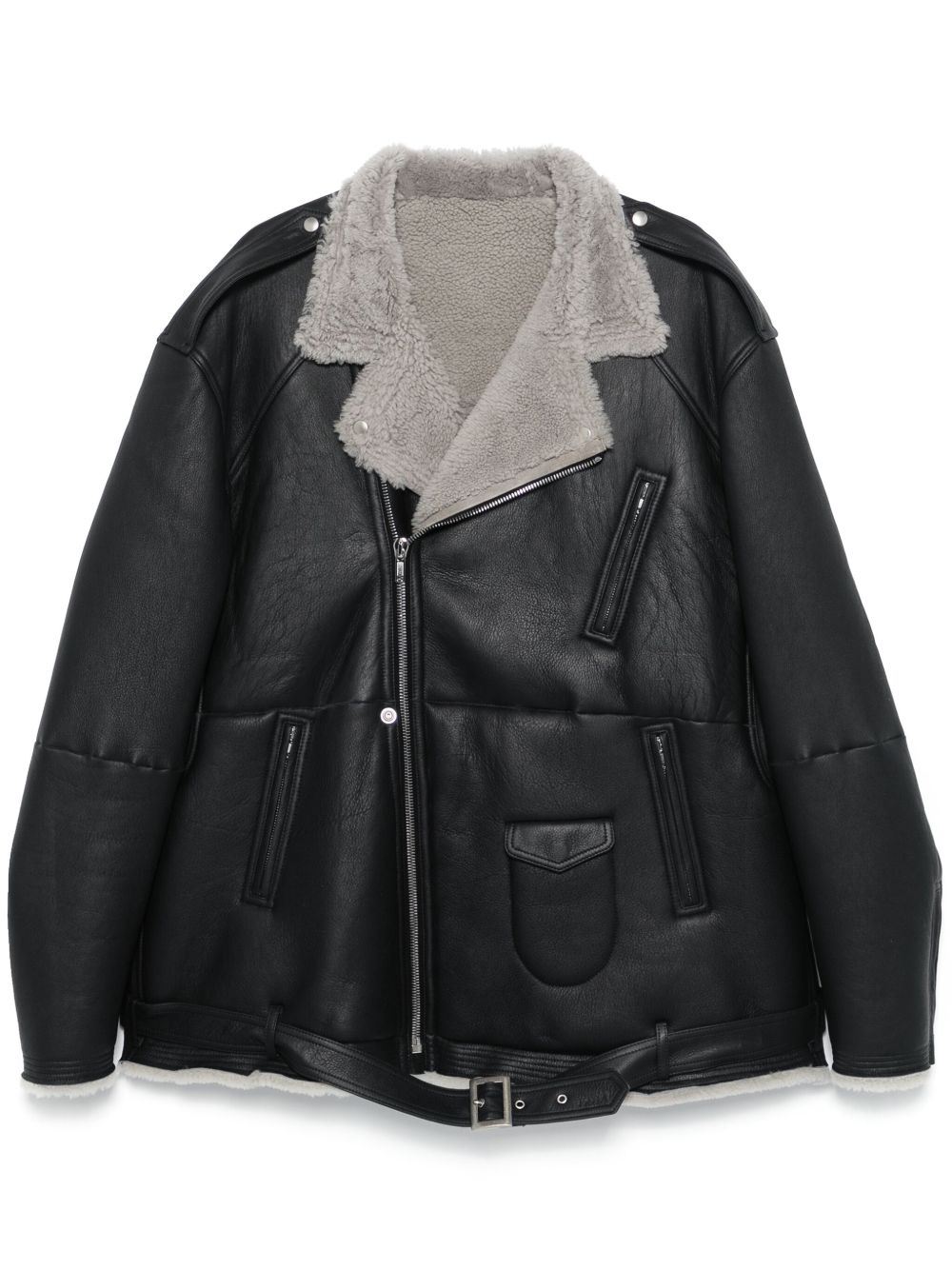 Rick Owens Jumbo Luke Stooges 夹克 - 黑色
