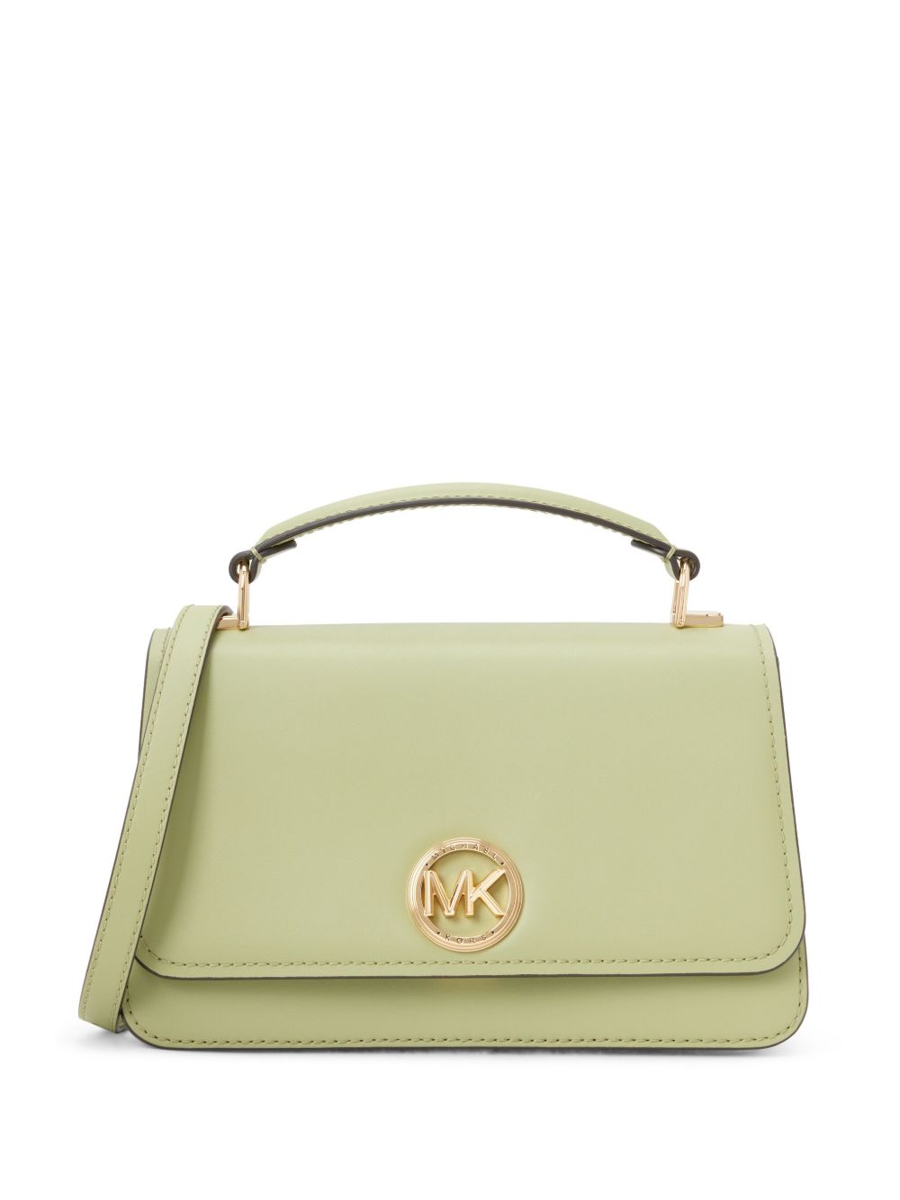 Michael Kors Logo 标牌斜挎包 - 绿色