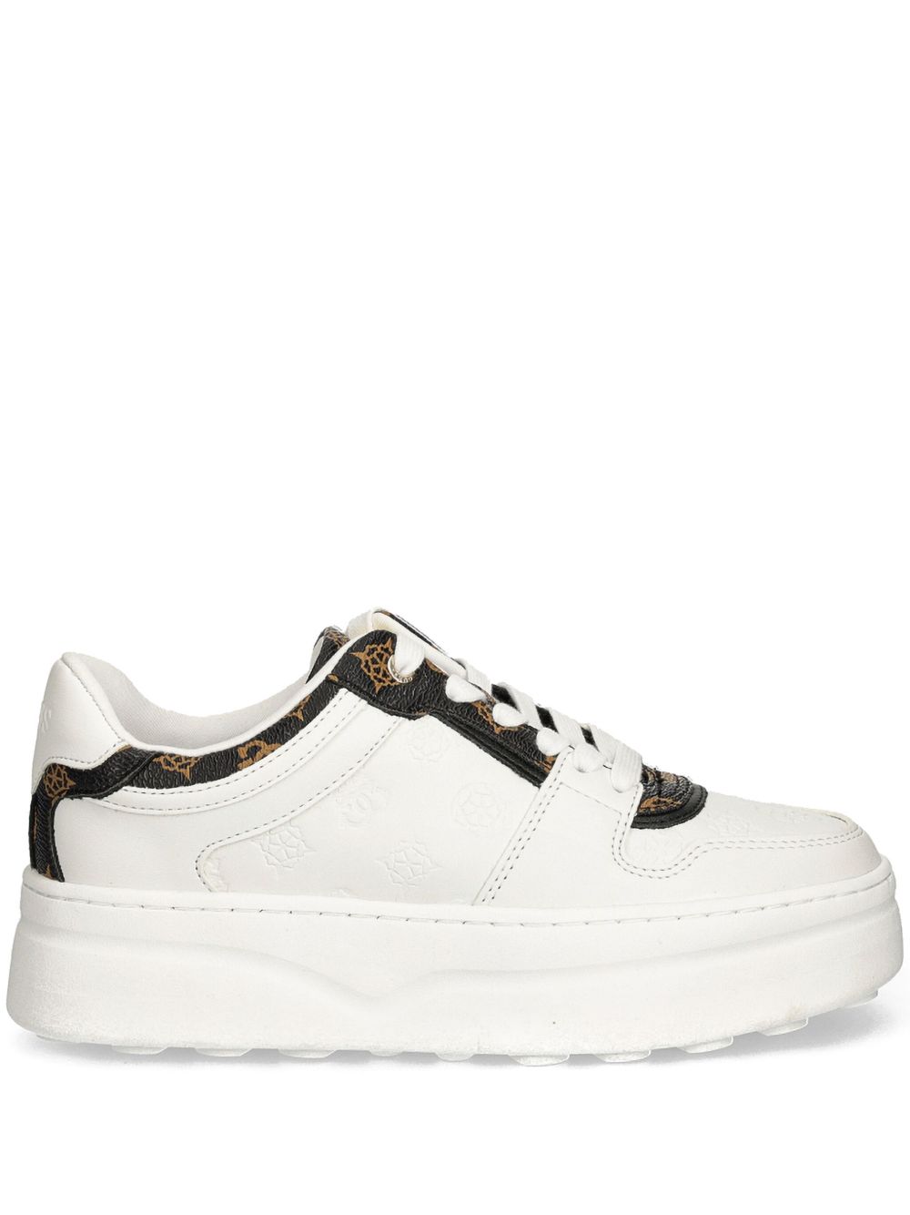 GUESS USA logo图案运动鞋 - 白色