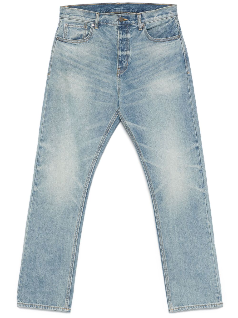 FEAR OF GOD ESSENTIALS 直筒牛仔裤 - 蓝色