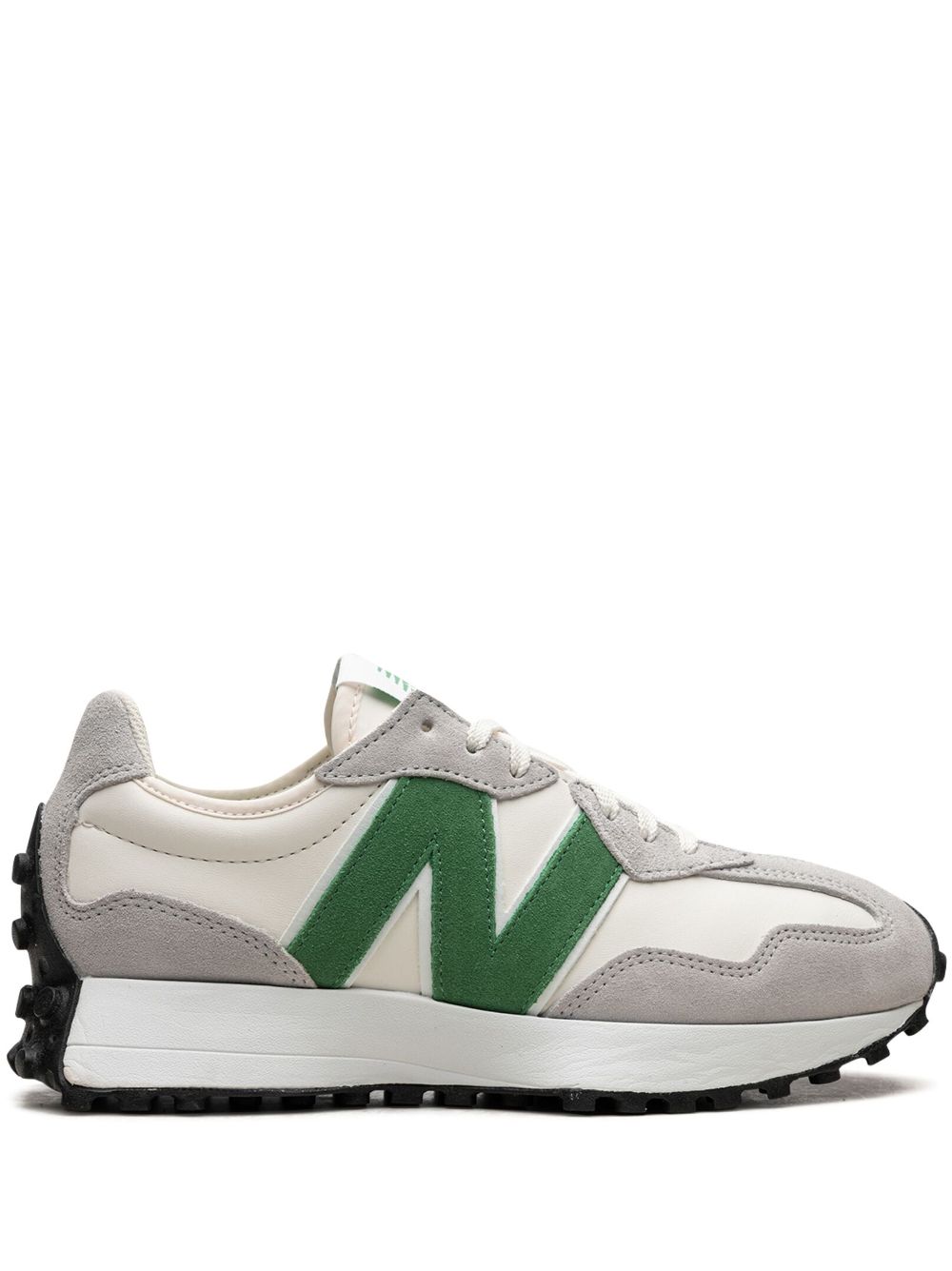 New Balance 327 White/Green 运动鞋 - 白色