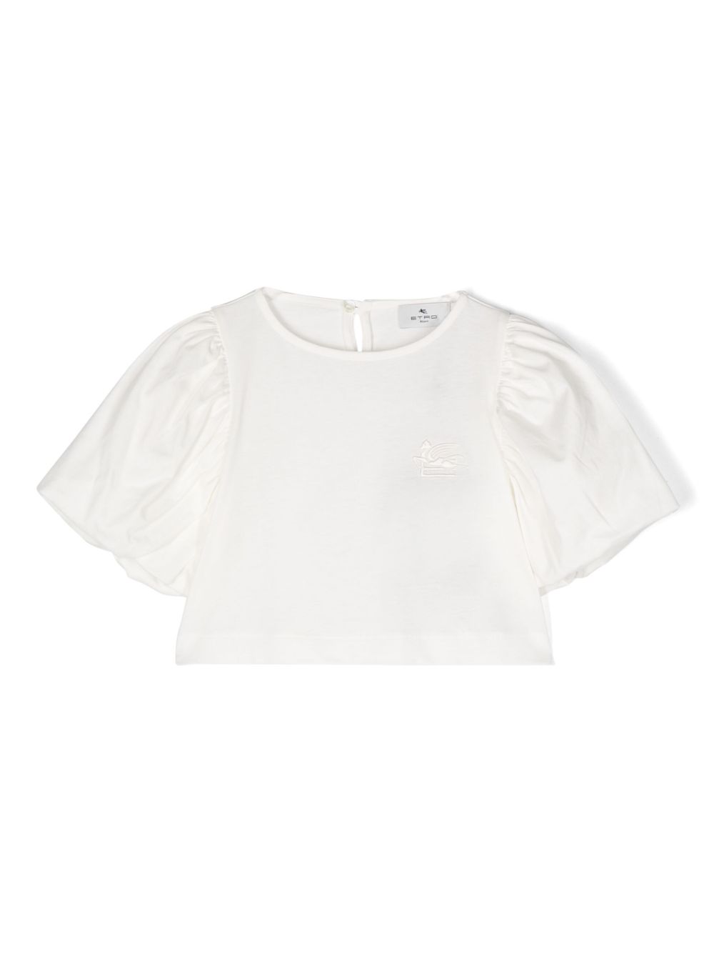 ETRO KIDS Pegaso 图案棉T恤 - 中性色