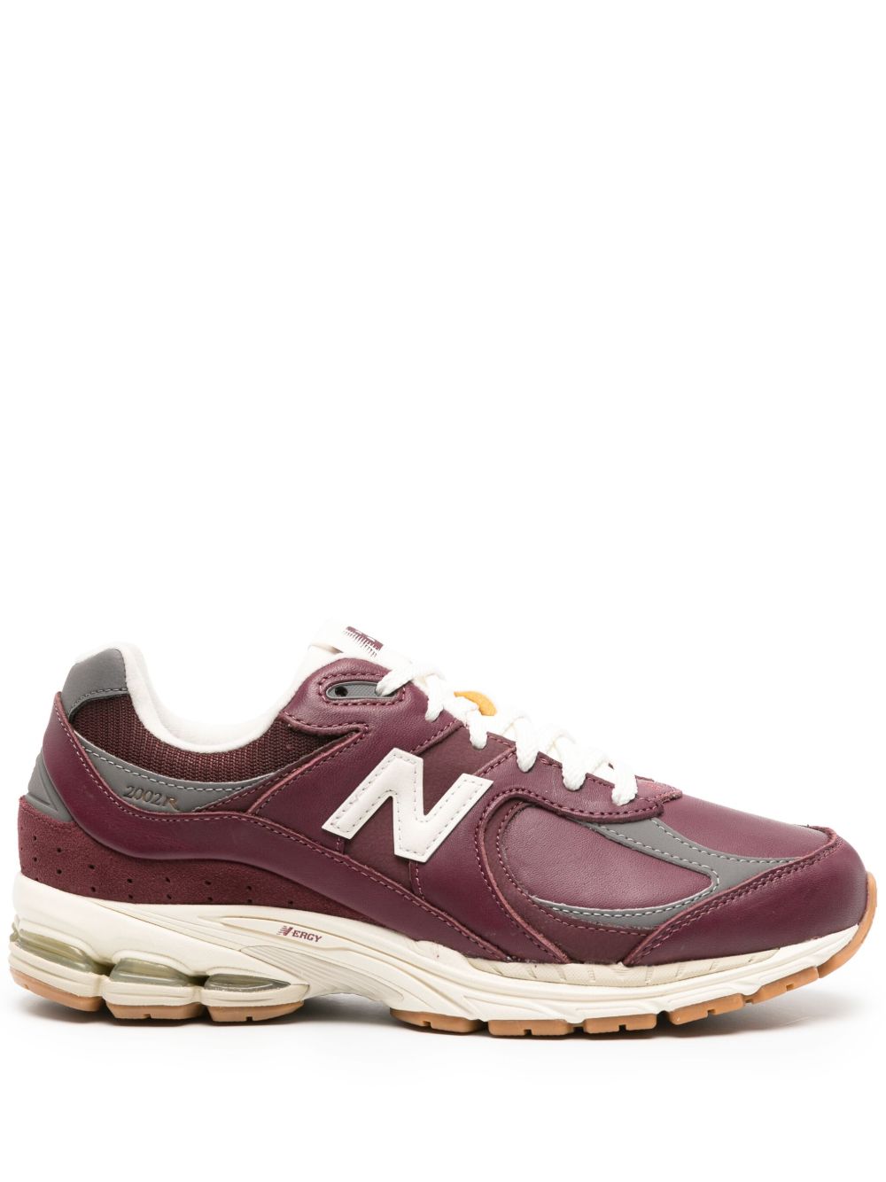 New Balance M2002RVH 拼接皮质运动鞋 - 红色