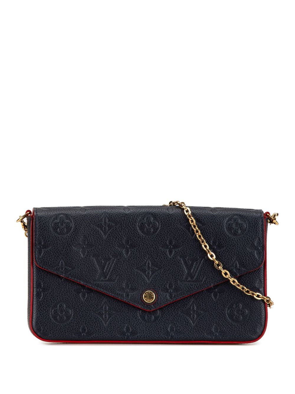 Louis Vuitton Pre-Owned Monogram Empreinte Pochette Felicie 斜挎包（2020年典藏款） - 蓝色