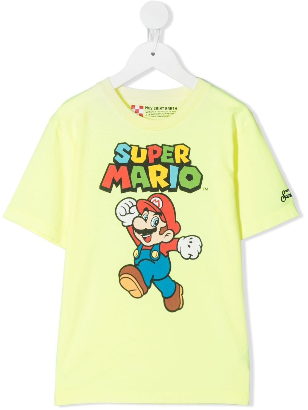 MC2 Saint Barth Kids Super Mario 印花T恤 - 黄色