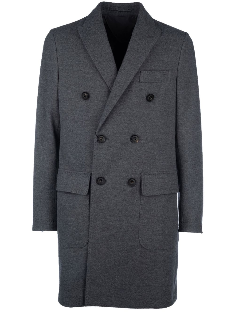Corneliani 双排扣外套 - 灰色