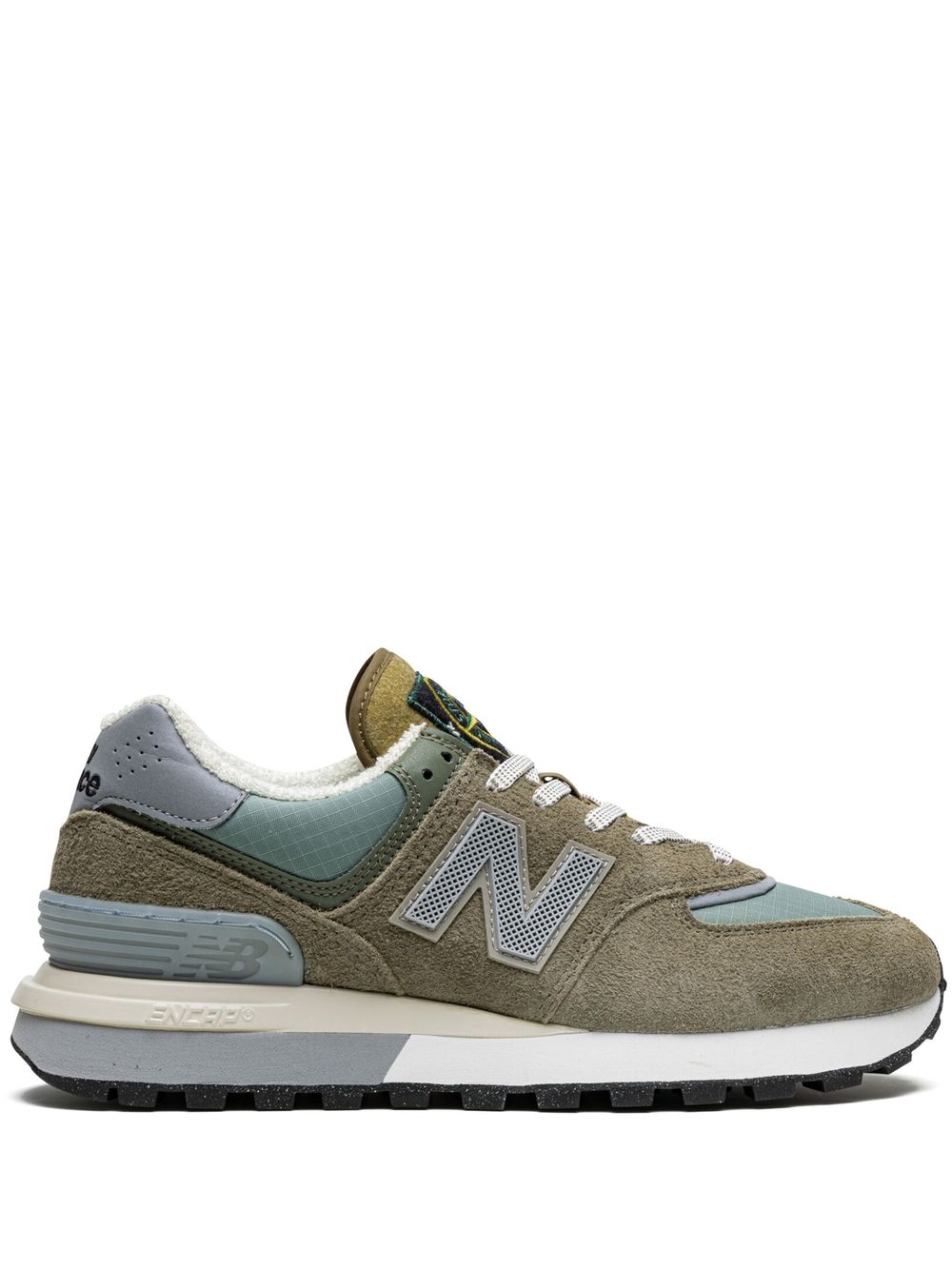 New Balance x Stone Island 574 运动鞋 - 绿色