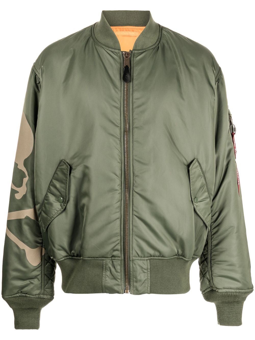 Mastermind World x Alpha industries Edition MA-1 飞行员夹克 - 绿色