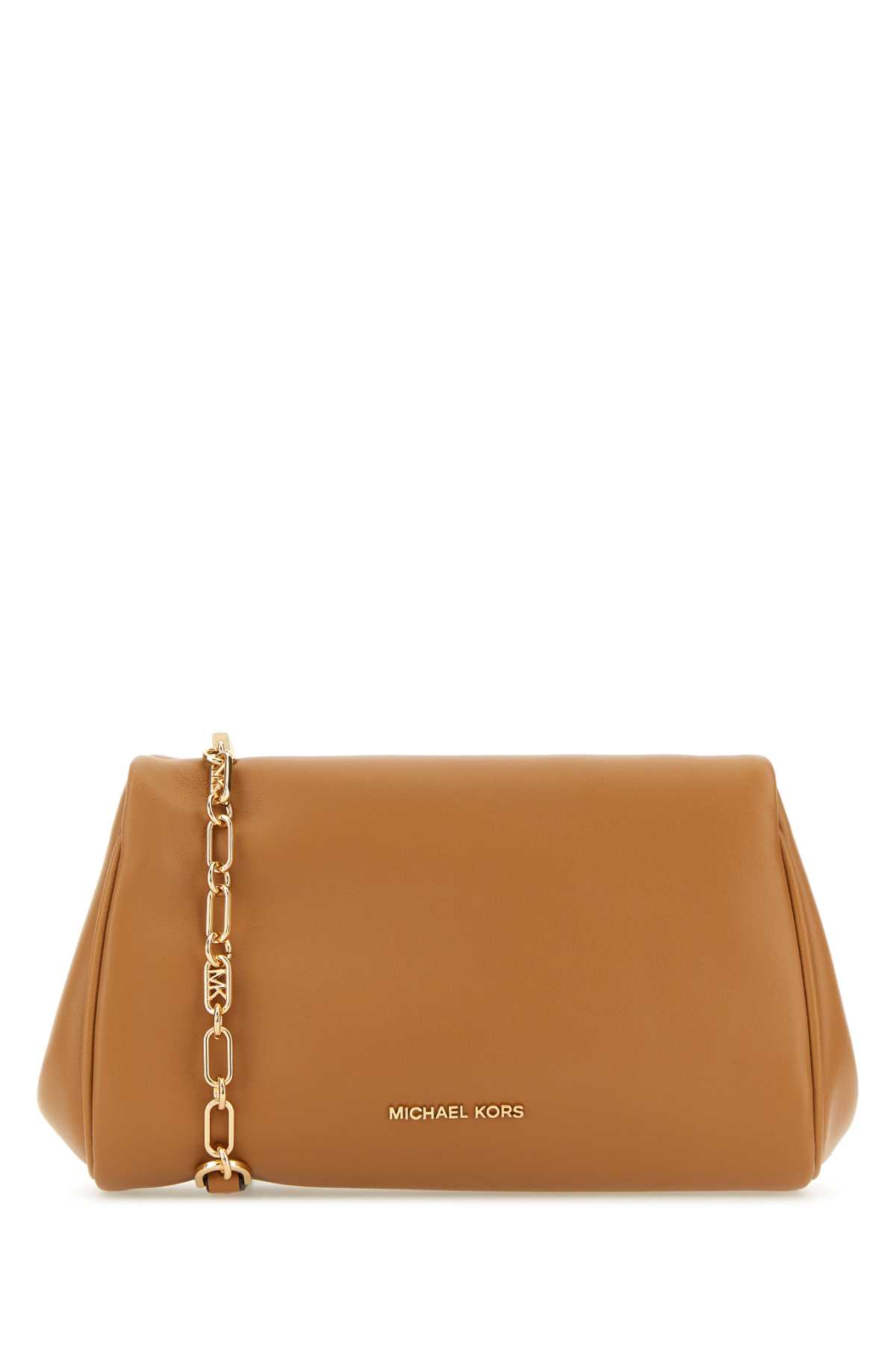 Michael Kors Camel Leather Belle Crossbody Bag