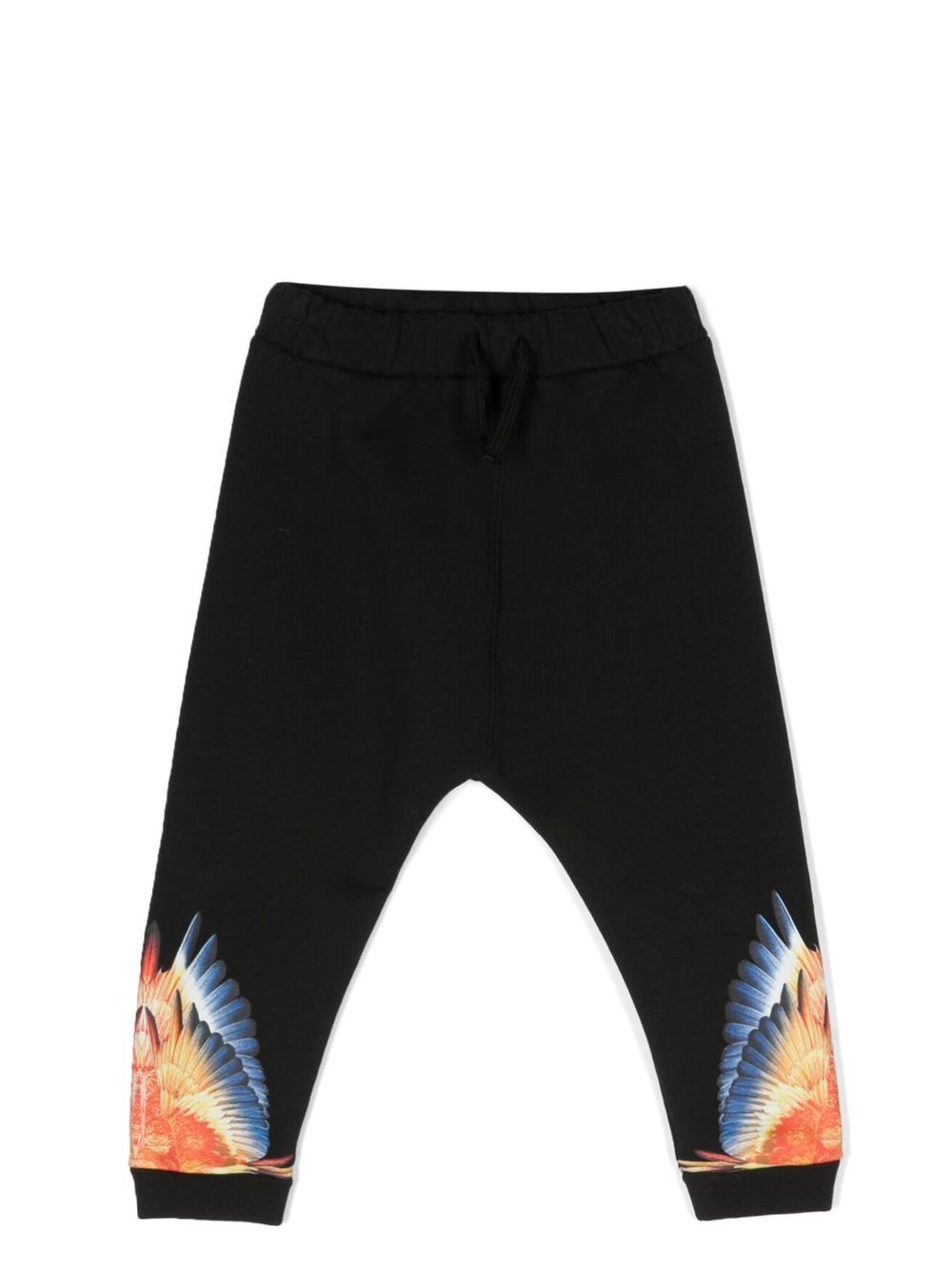 Marcelo Burlon County Of Milan Kids Wings 印花运动裤 - 黑色