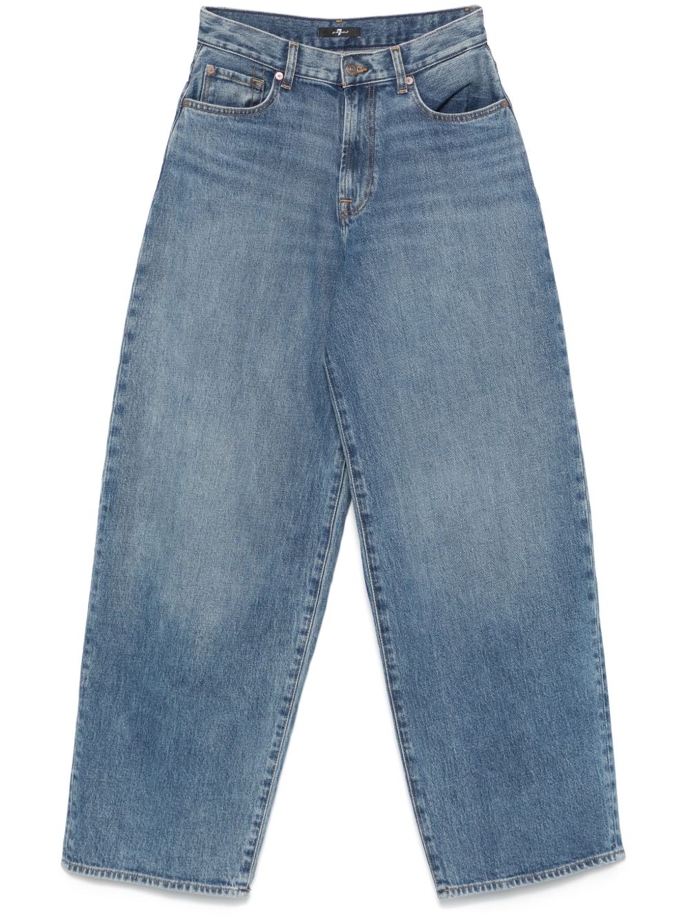 7 For All Mankind Sam 宽松牛仔裤 - 蓝色