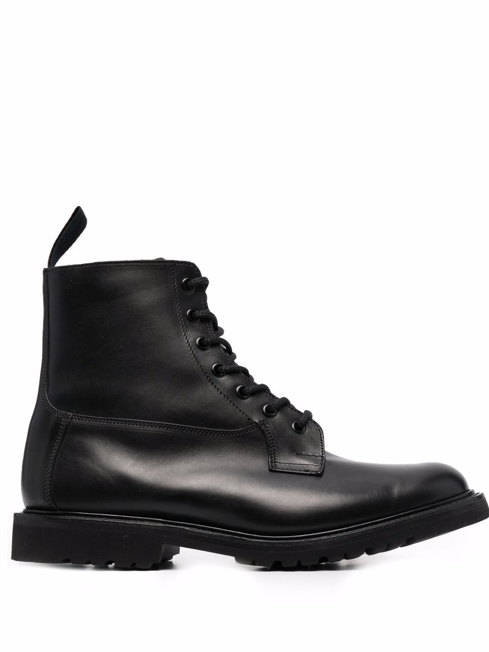 Tricker's 系带及踝靴 - 黑色