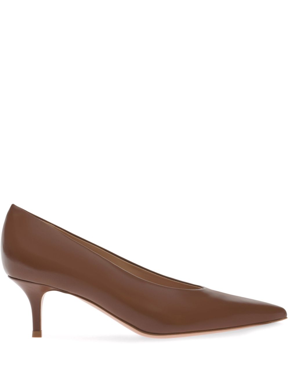 Gianvito Rossi Robbie 低跟鞋（5.5厘米） - 褐色