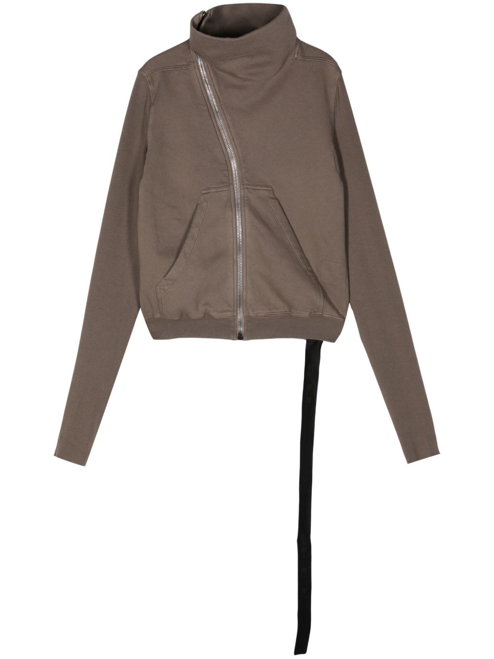 Rick Owens DRKSHDW 棉拉链卫衣 - 褐色