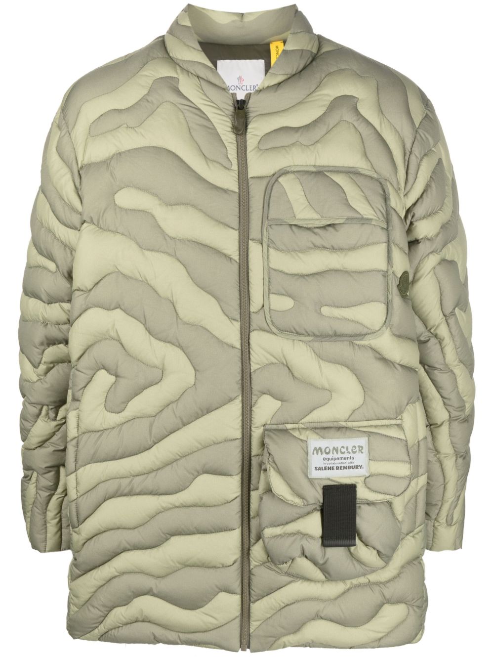 Moncler x Salehe Bembury Peano 羽绒夹克 - 绿色