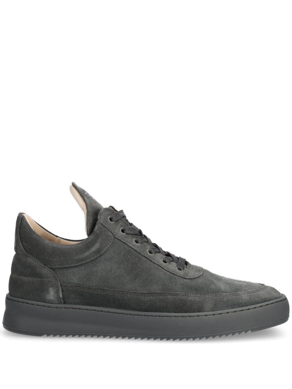 Filling Pieces 绒面皮运动鞋 - 灰色