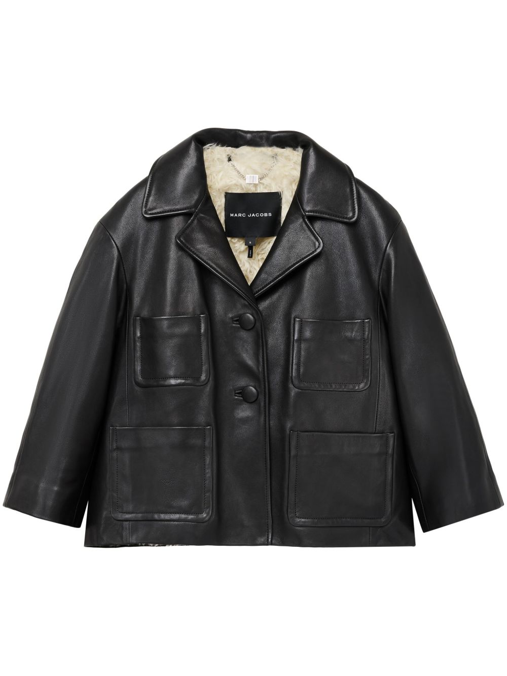 Marc Jacobs The Leather Lady 夹克 - 黑色