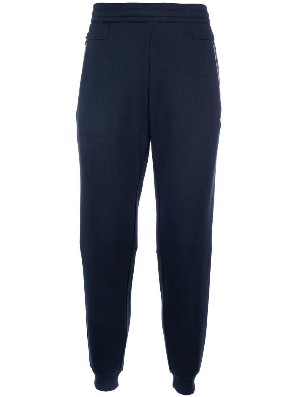 Ea7 Emporio Armani 橡胶logo运动裤 - 蓝色