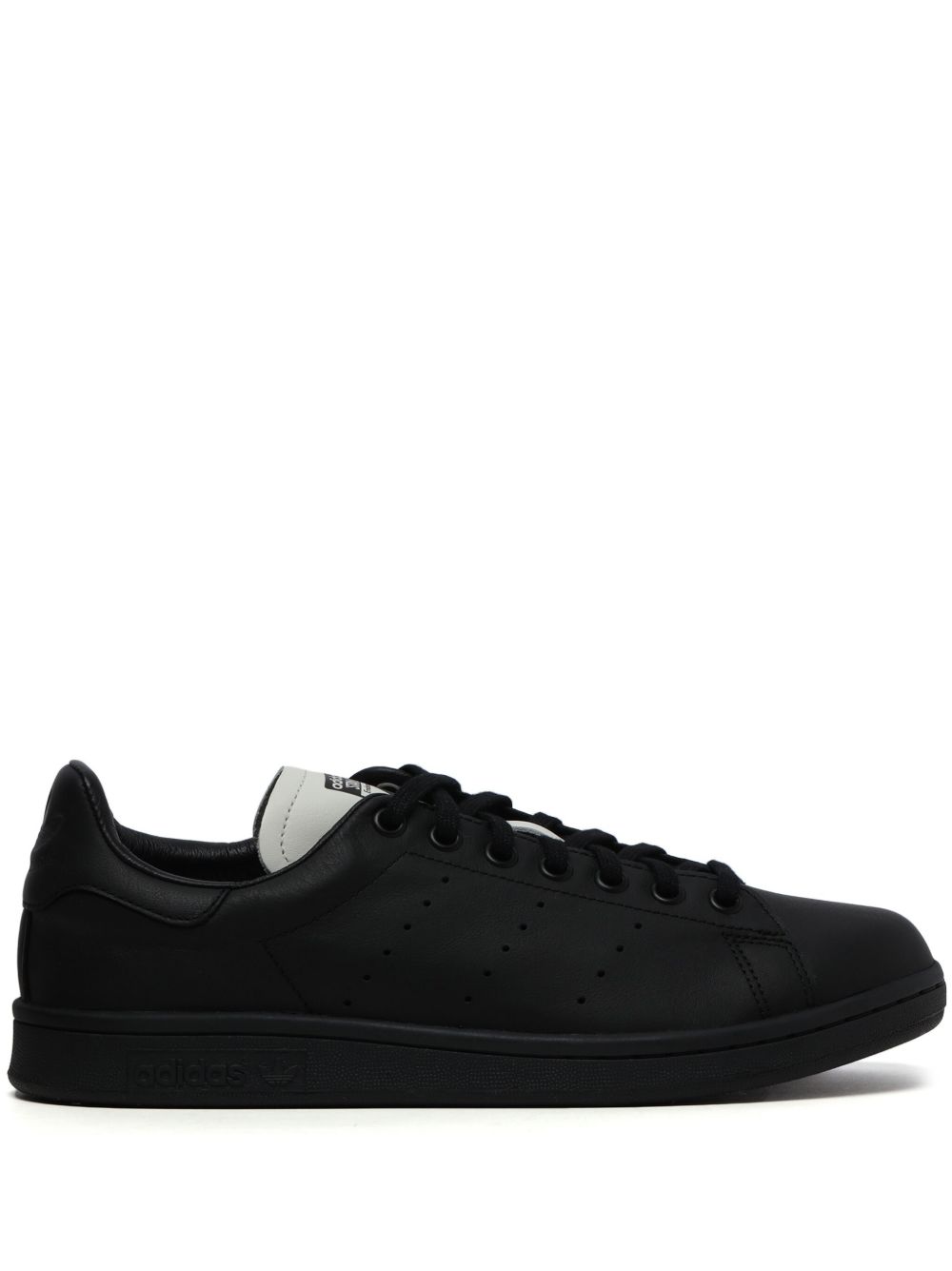 Yohji Yamamoto x adidas 穿孔皮质运动鞋 - 黑色